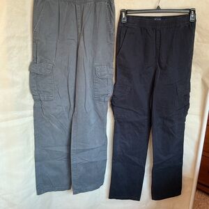Place Kids Casual Cargo Pants - Gray and Black